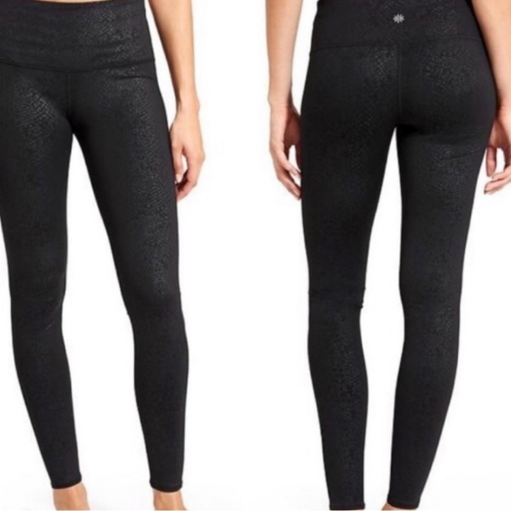 ATHLETA high rise serpent Chaturanga tight